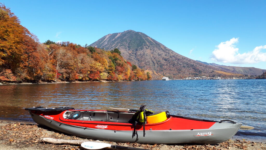 狸窪とカヤック