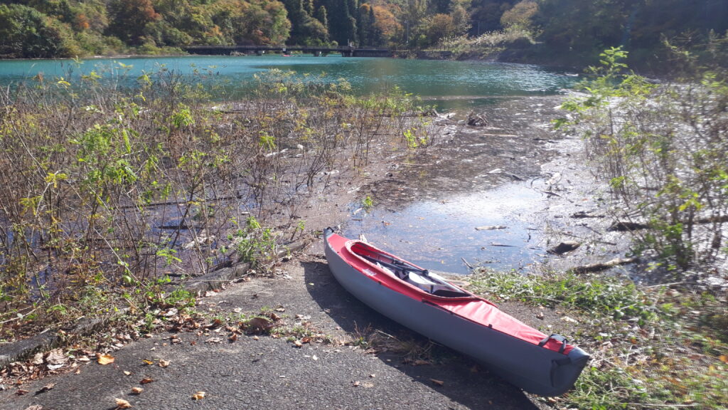 カヤック乗出し