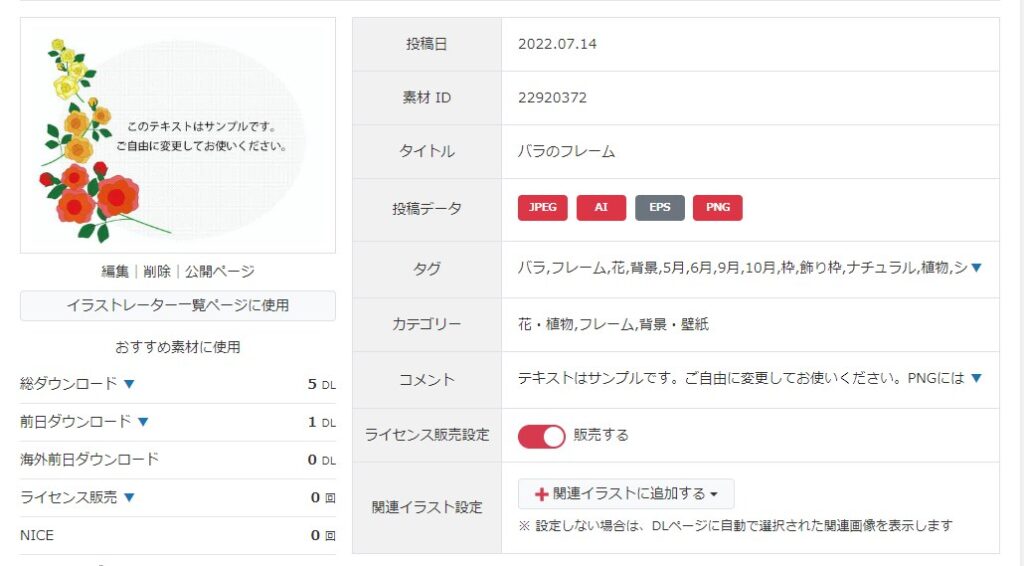 花のフレームはとても人気です。