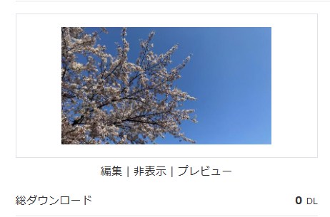 青空を背景に満開の桜を撮影した春の風景写真。一般的で競合が多く埋もれやすい構図