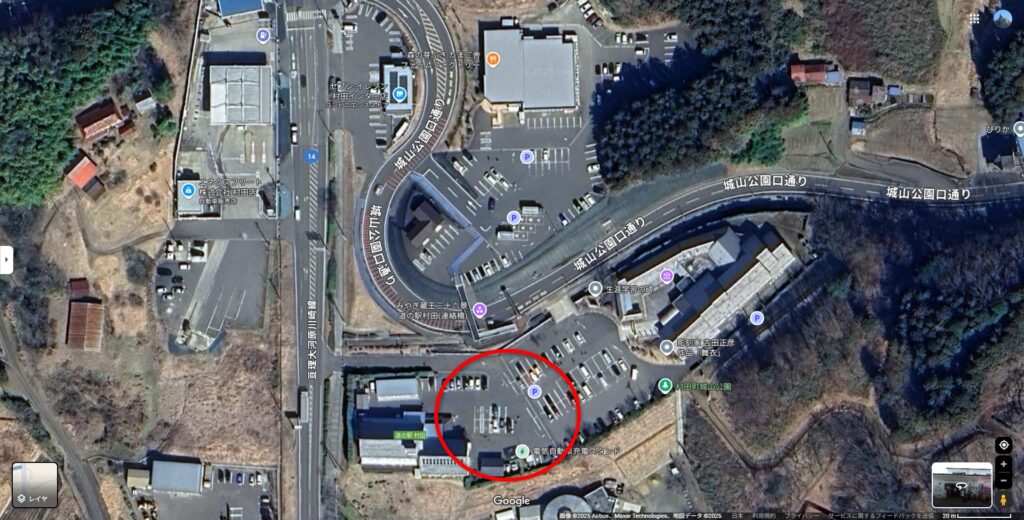 下の駐車場