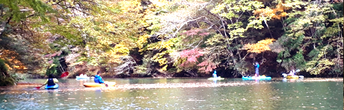 「赤谷湖 カヤック・SUP体験」