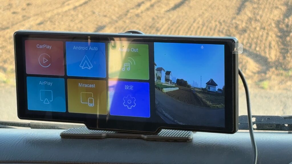 モニター設置配線