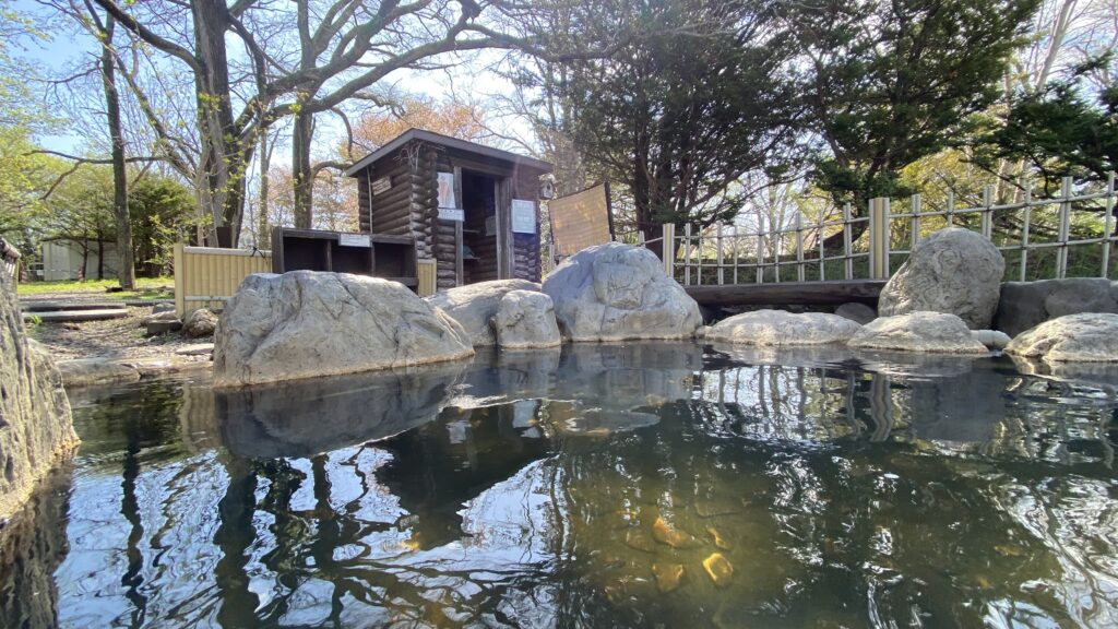 コタン温泉露天風呂更衣室