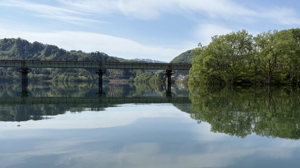 JR北上線の鉄橋