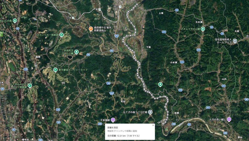 今回の川下りコース