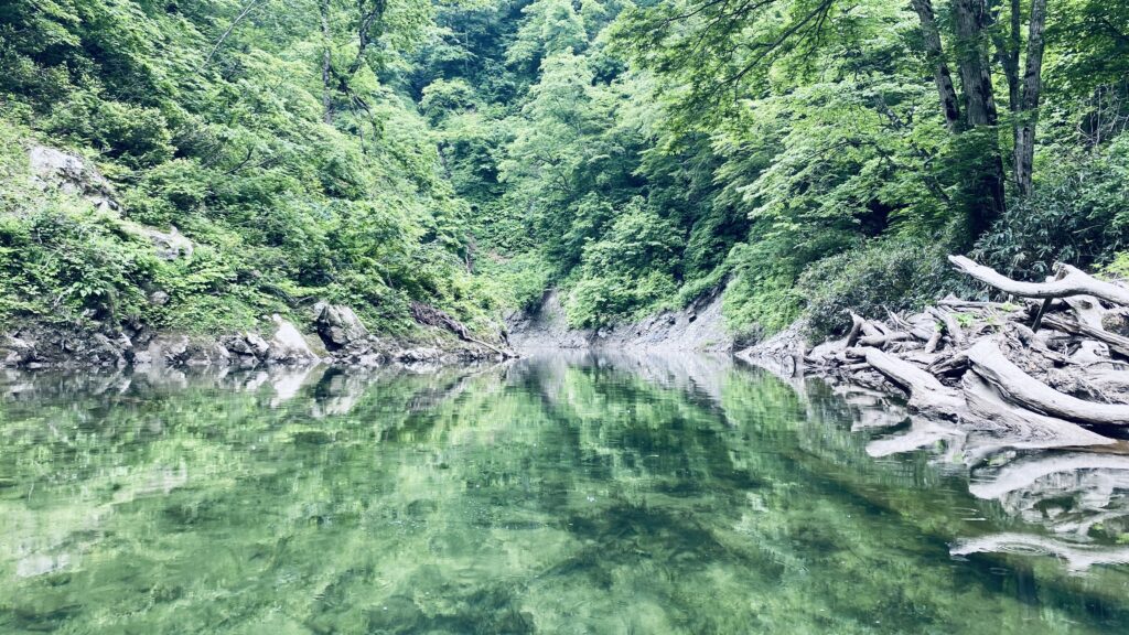 三淵渓谷最終地